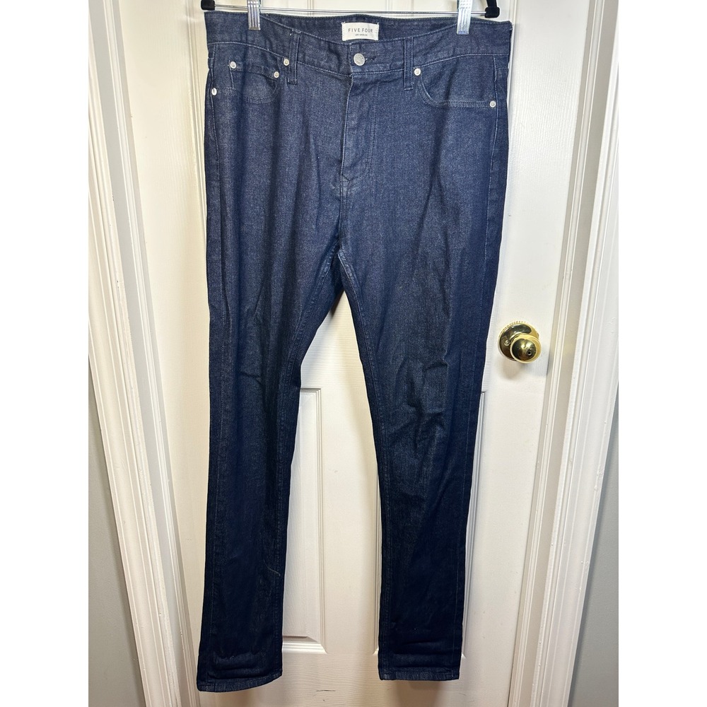 Five‎ Four Slim Men's Jeans Dark Wash Denim Casual Everyday Comfort W34